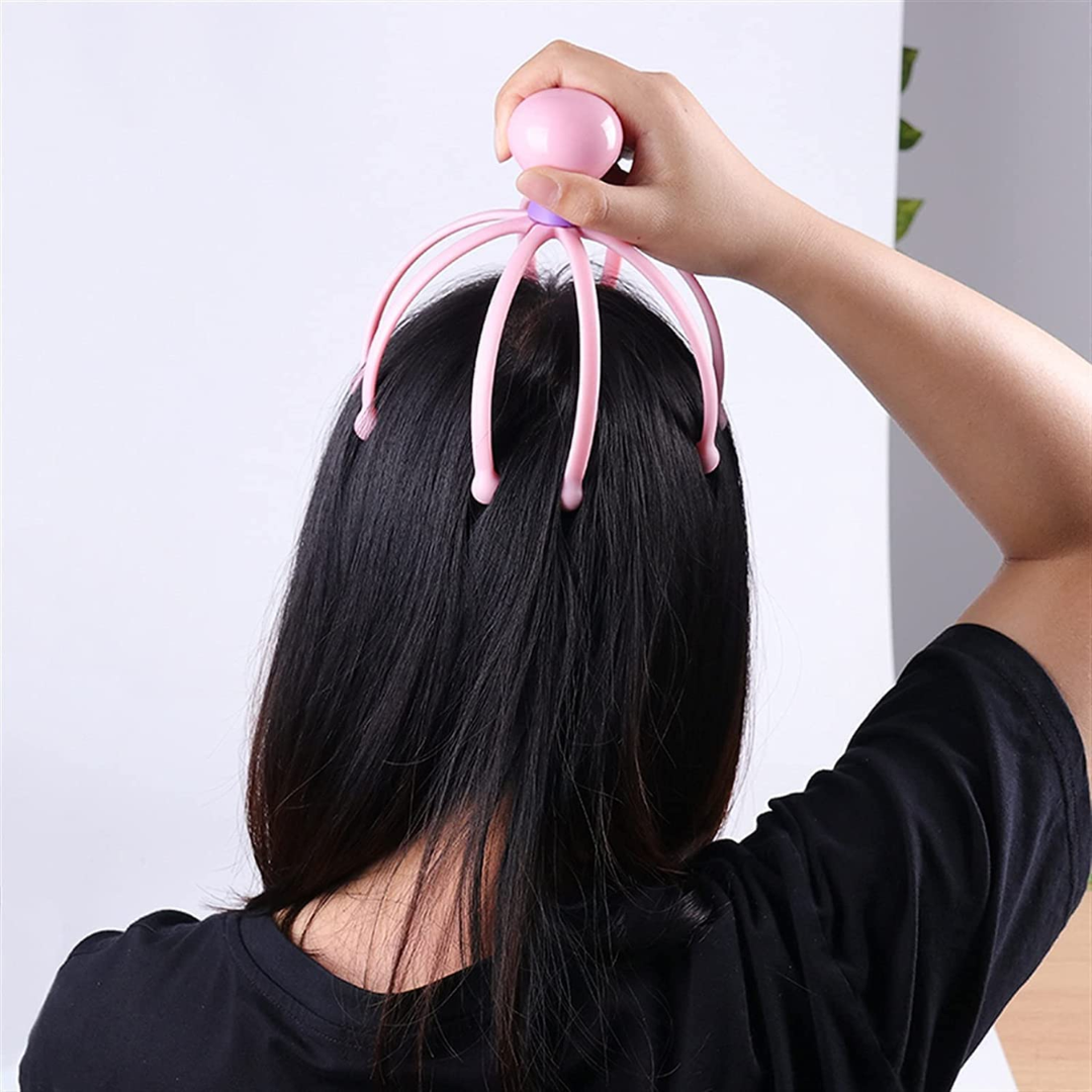 Octopus Shape Manual Head Scalp Massagers for Headache Relief