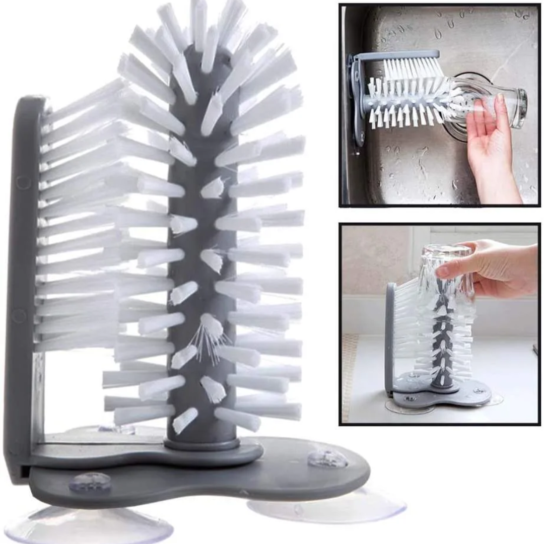 Double Sided Bristle Glass Washer