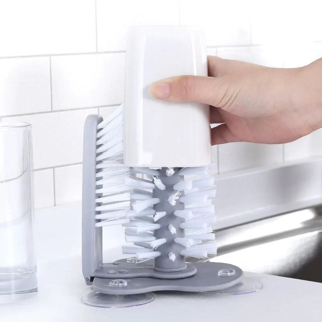 Double Sided Bristle Glass Washer