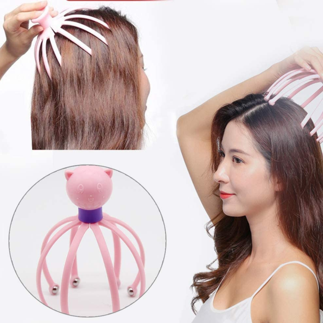 Octopus Shape Manual Head Scalp Massagers for Headache Relief
