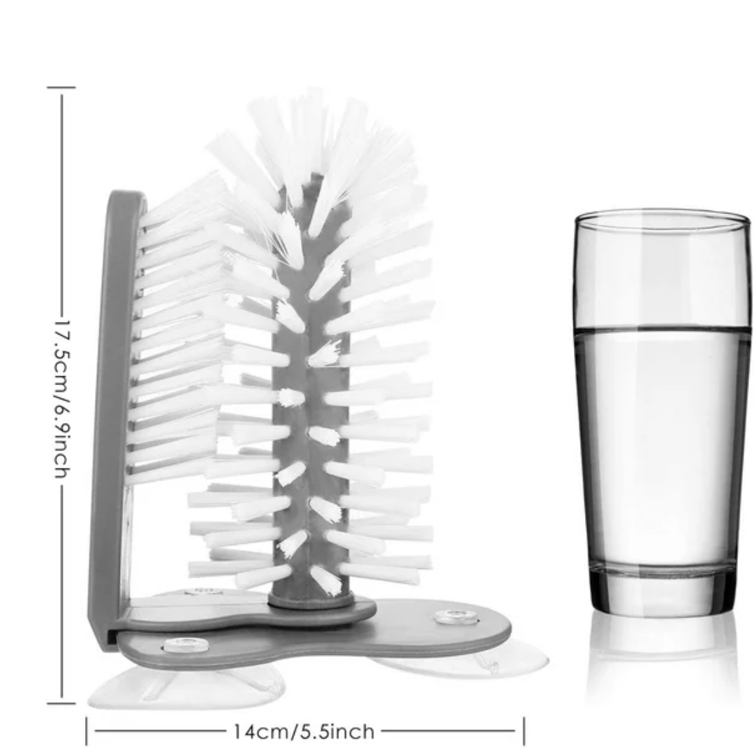 Double Sided Bristle Glass Washer