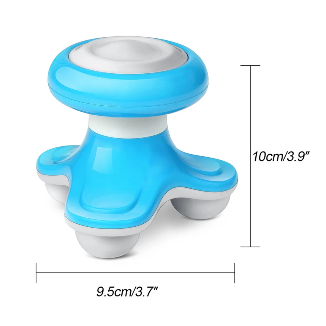Mini Electric Massager USB Handled Wave Vibrating Triangle Comfort Massager