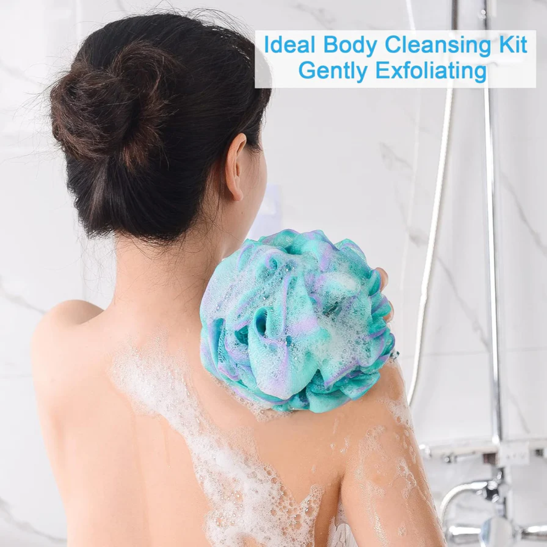 Colorful Bath Shower Loofah Sponge