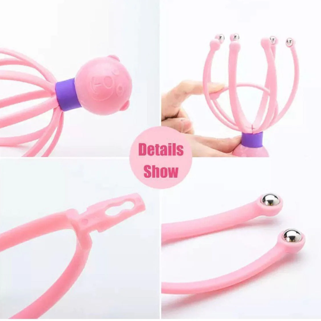 Octopus Shape Manual Head Scalp Massagers for Headache Relief