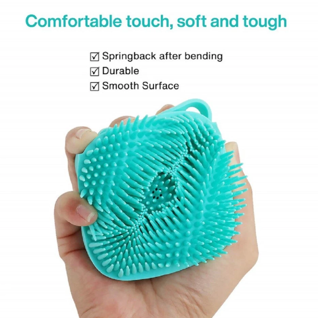 Silicone Bath Brush Soap Dispenser