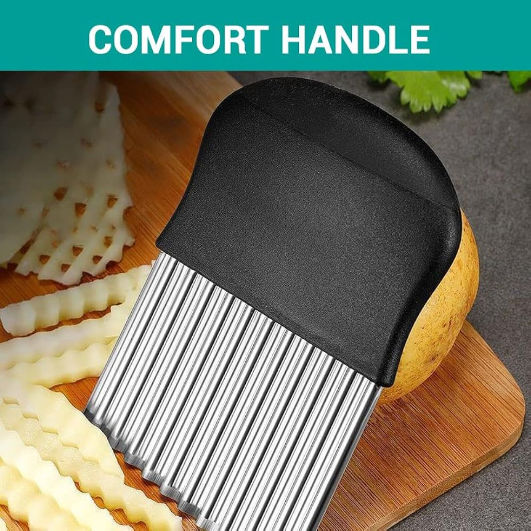 Wavy Potato Cutter For Fruits And Vegetables