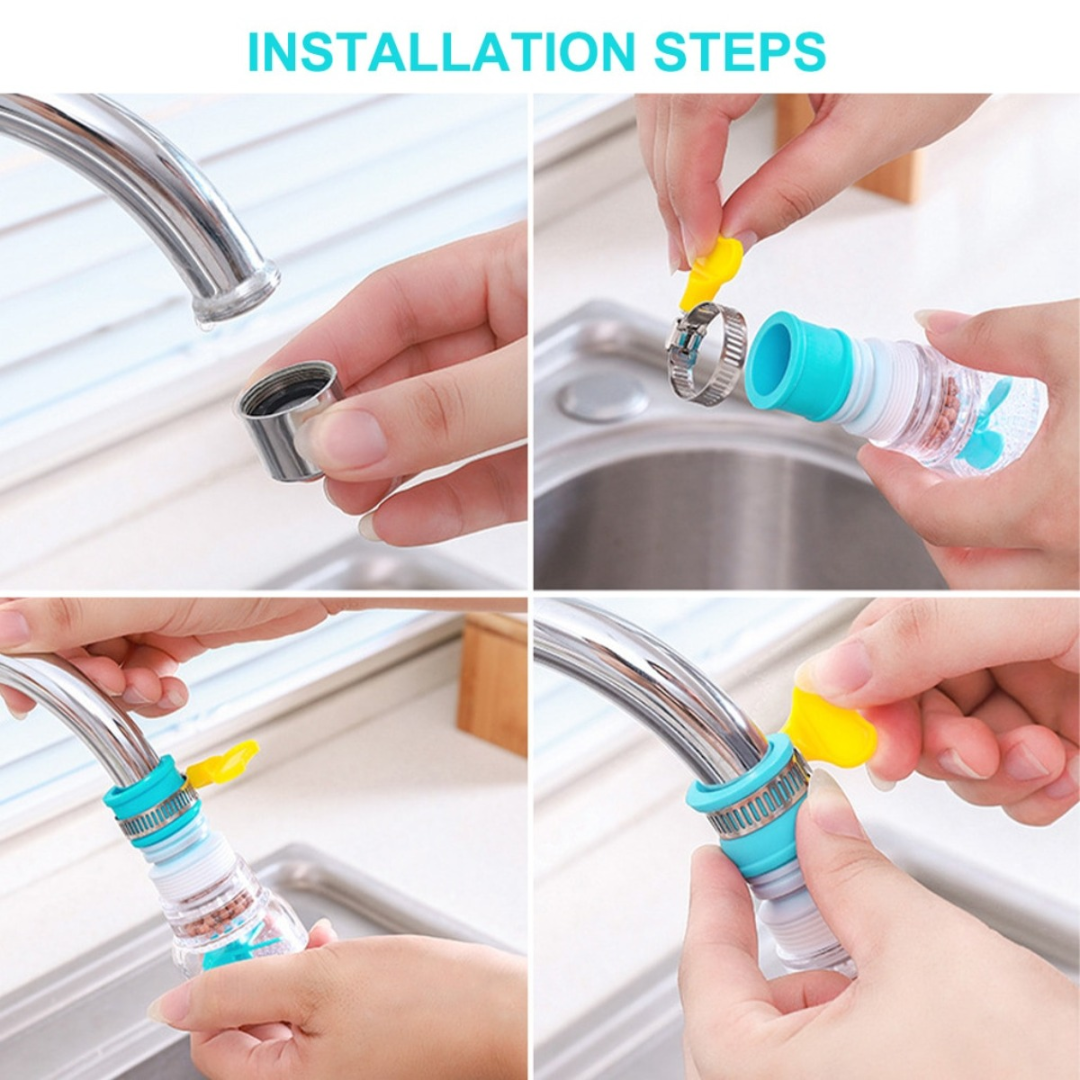 360 Adjustable Flexible Kitchen Fan Faucet
