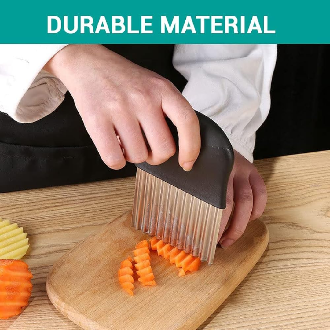 Wavy Potato Cutter For Fruits And Vegetables