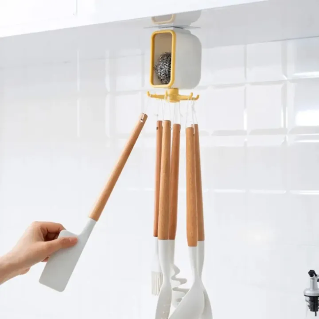 Adhesive Wall Mounted Spinning Hook