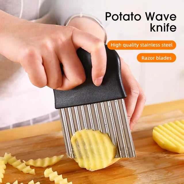 Wavy Potato Cutter For Fruits And Vegetables - Brandable.PK