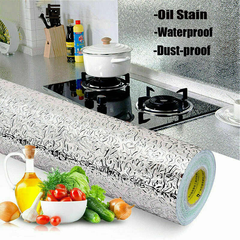 Silver Foil Waterproof Self Adhesive Sticker Sheet Roll - Brandable.PK